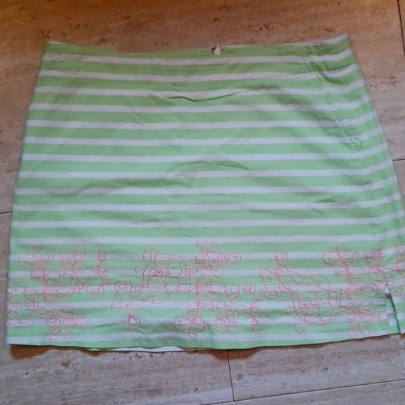 Lady Hagen Pants - Lady Hagan Mint Green/White Striped Skort